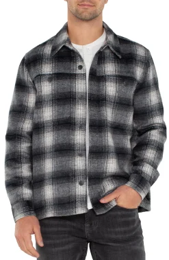 Liverpool Los Angeles Jackets & Blazers-SHIRT JACKET Navygreymulti