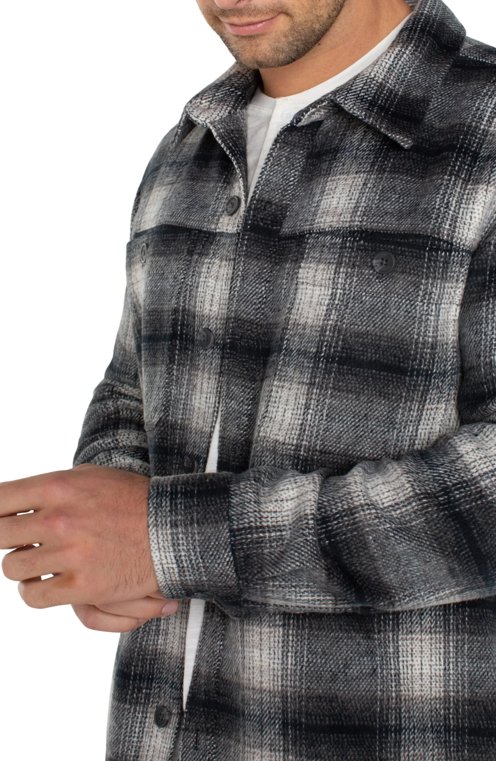Liverpool Los Angeles Jackets & Blazers-SHIRT JACKET Navygreymulti