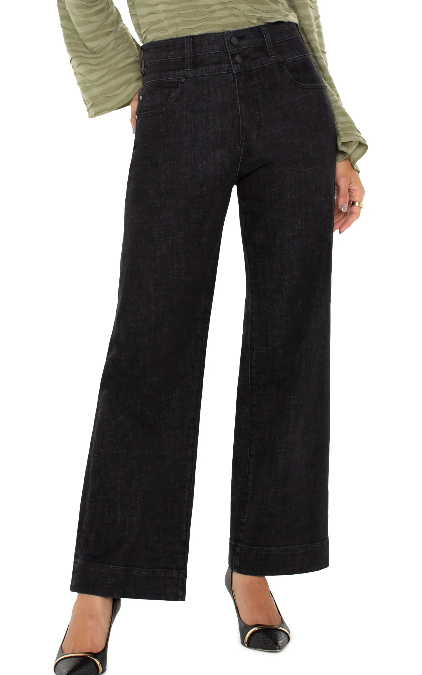 Liverpool Los Angeles Jeans|Wide-Leg-STRIDE HI-RISE WIDE LEG Rockville