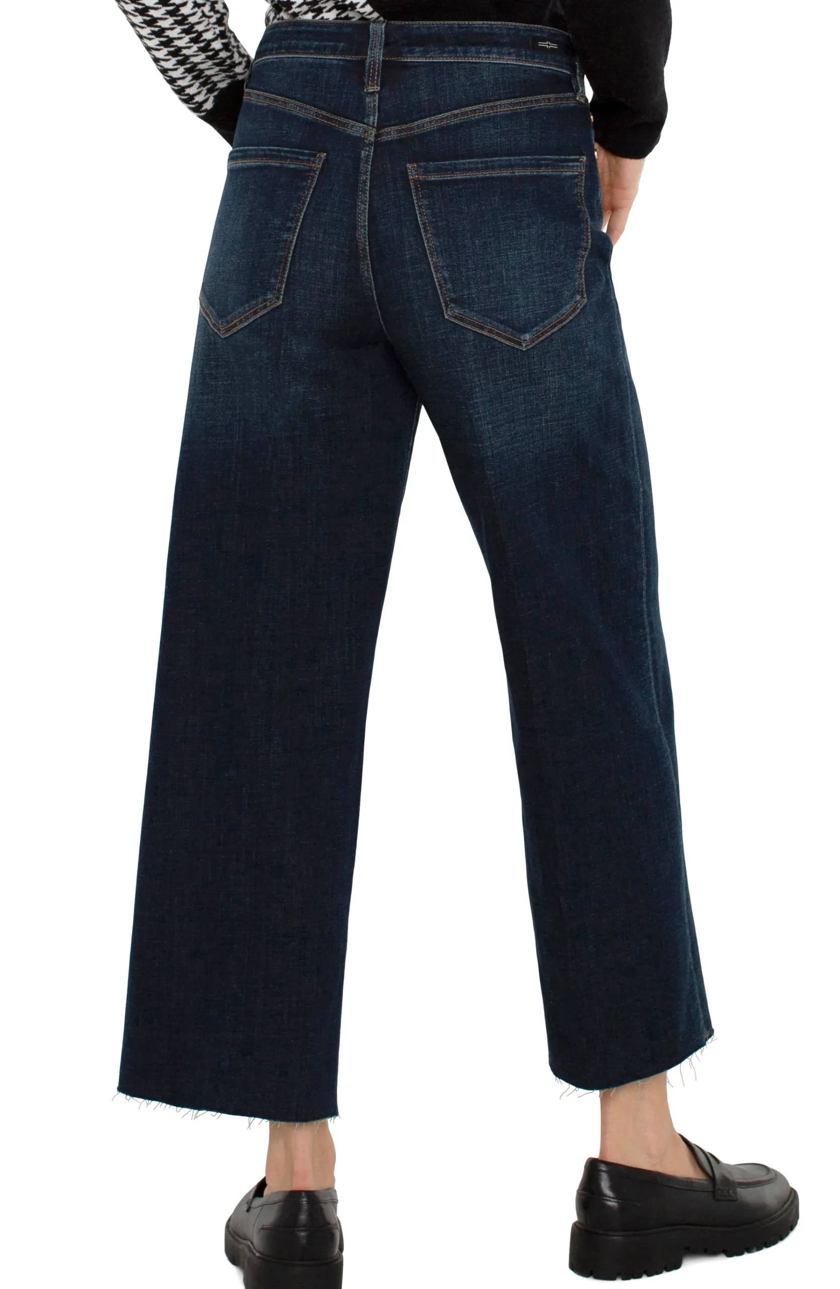 Liverpool Los Angeles Wide-Leg|Jeans-STRIDE HI-RISE WITH CUT HEM Eastmoor