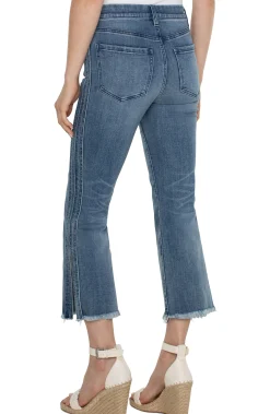 Liverpool Los Angeles Jeans|Crops-THE GIA GLIDER® CROP ECO FLARE Cherrycreek