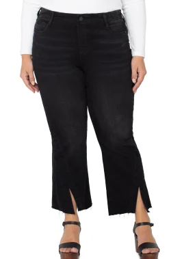 Liverpool Los Angeles Jeans-THE GIA GLIDER® CROP FLARE TWISTED SEAM Lostcreek