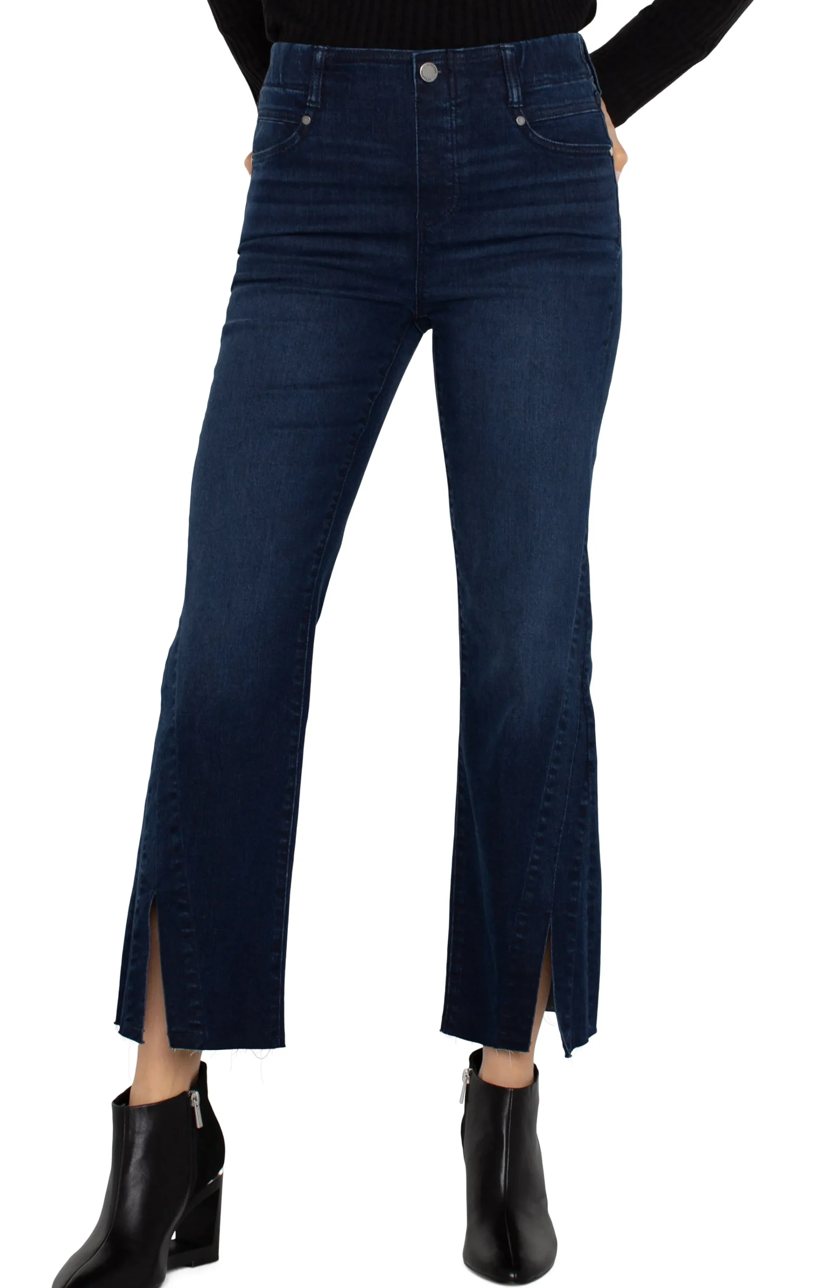 Liverpool Los Angeles Jeans|Bootcut & Flares-THE GIA GLIDER® CROP FLARE TWISTED SEAM - ECO Banning