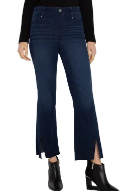 Liverpool Los Angeles Jeans|Bootcut & Flares-THE GIA GLIDER® CROP FLARE TWISTED SEAM - ECO Banning