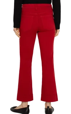 Liverpool Los Angeles Jeans|Crops-THE GIA GLIDER® CROP FLARE - ECO Carnelian