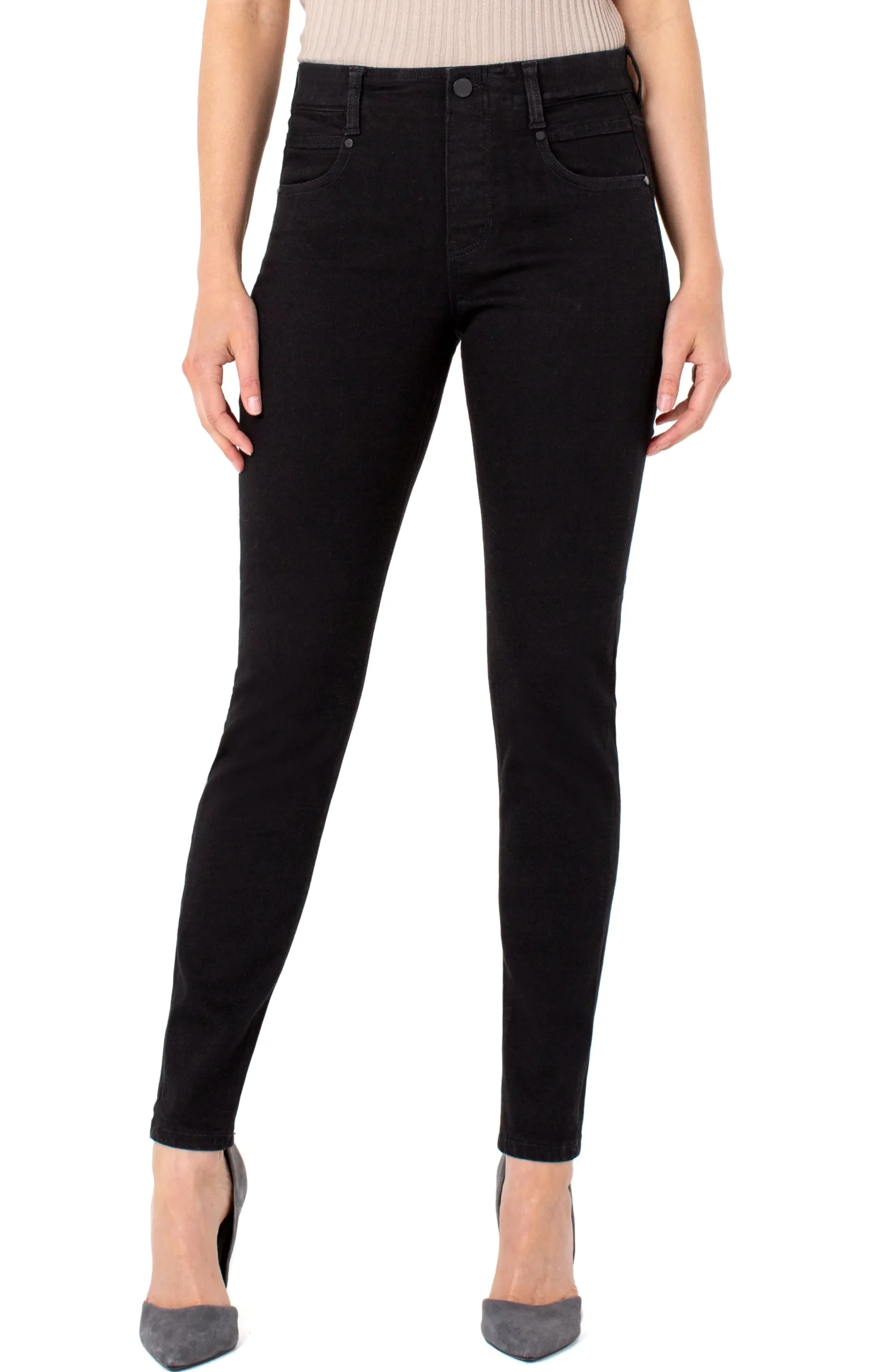 Liverpool Los Angeles Skinny|Jeans-THE GIA GLIDER® PULL-ON SKINNY ECO Blackrinse