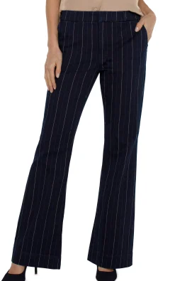 Liverpool Los Angeles Pants|Bootcut & Flares-TROUSER FLARE Lapisindigostripe