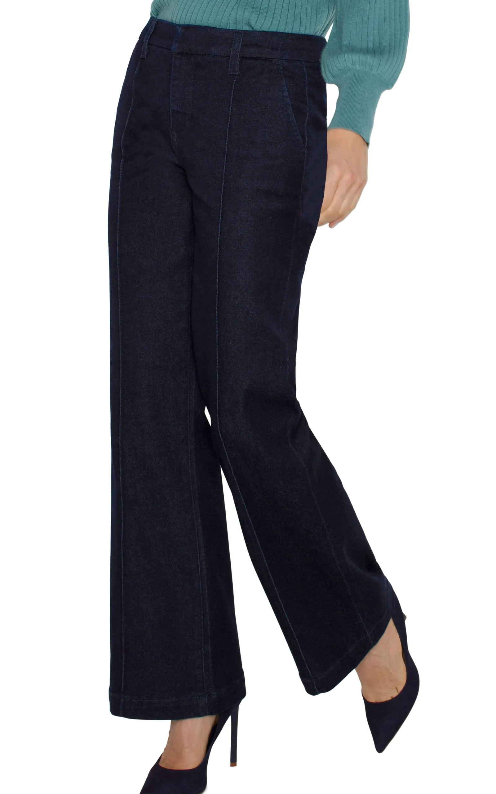 Liverpool Los Angeles Jeans|Pants-TROUSER WITH PINTUCKS Sturgis