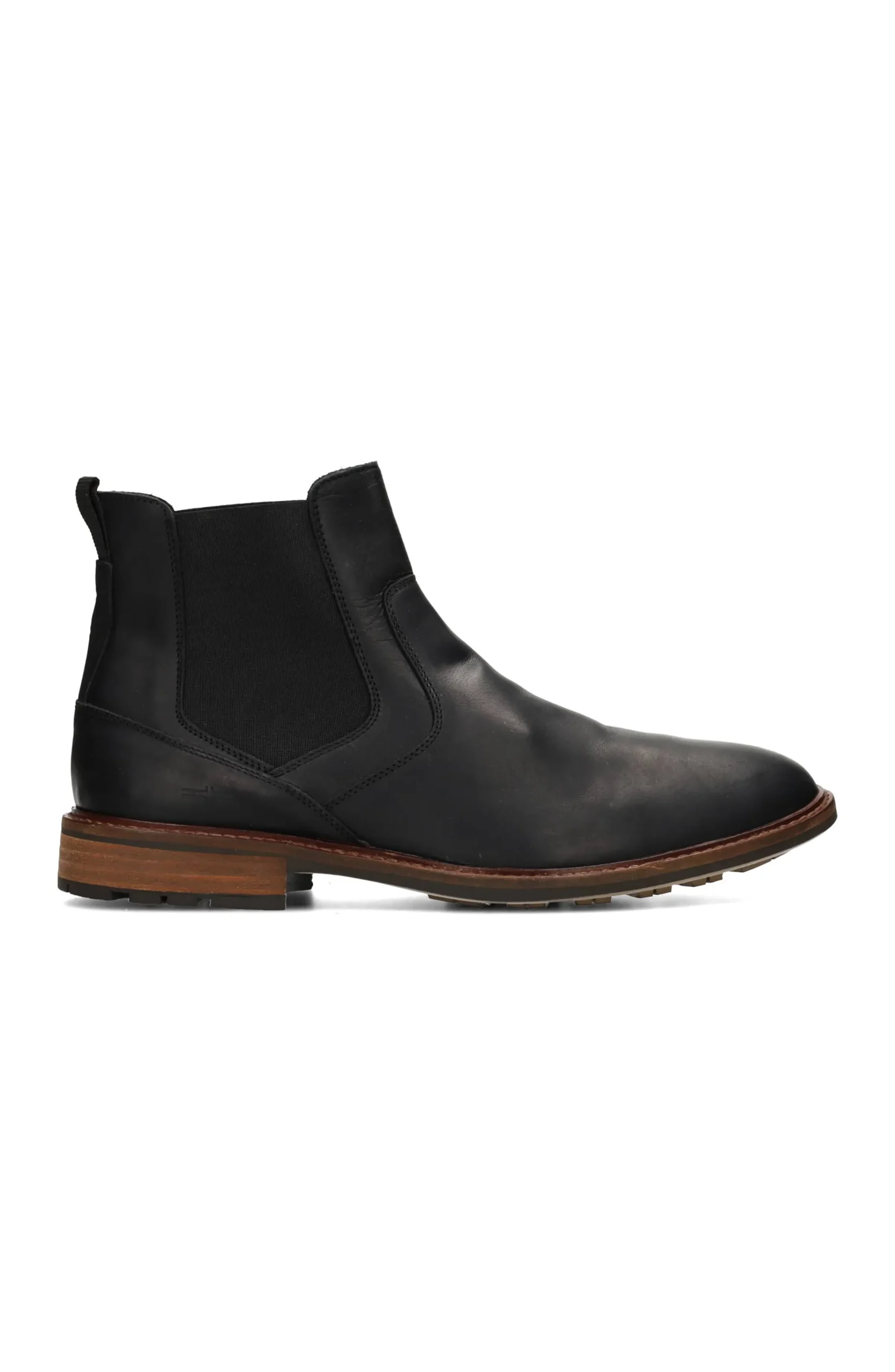 Liverpool Los Angeles Boots-WARREN BURNISHED LEATHER BOOT Black