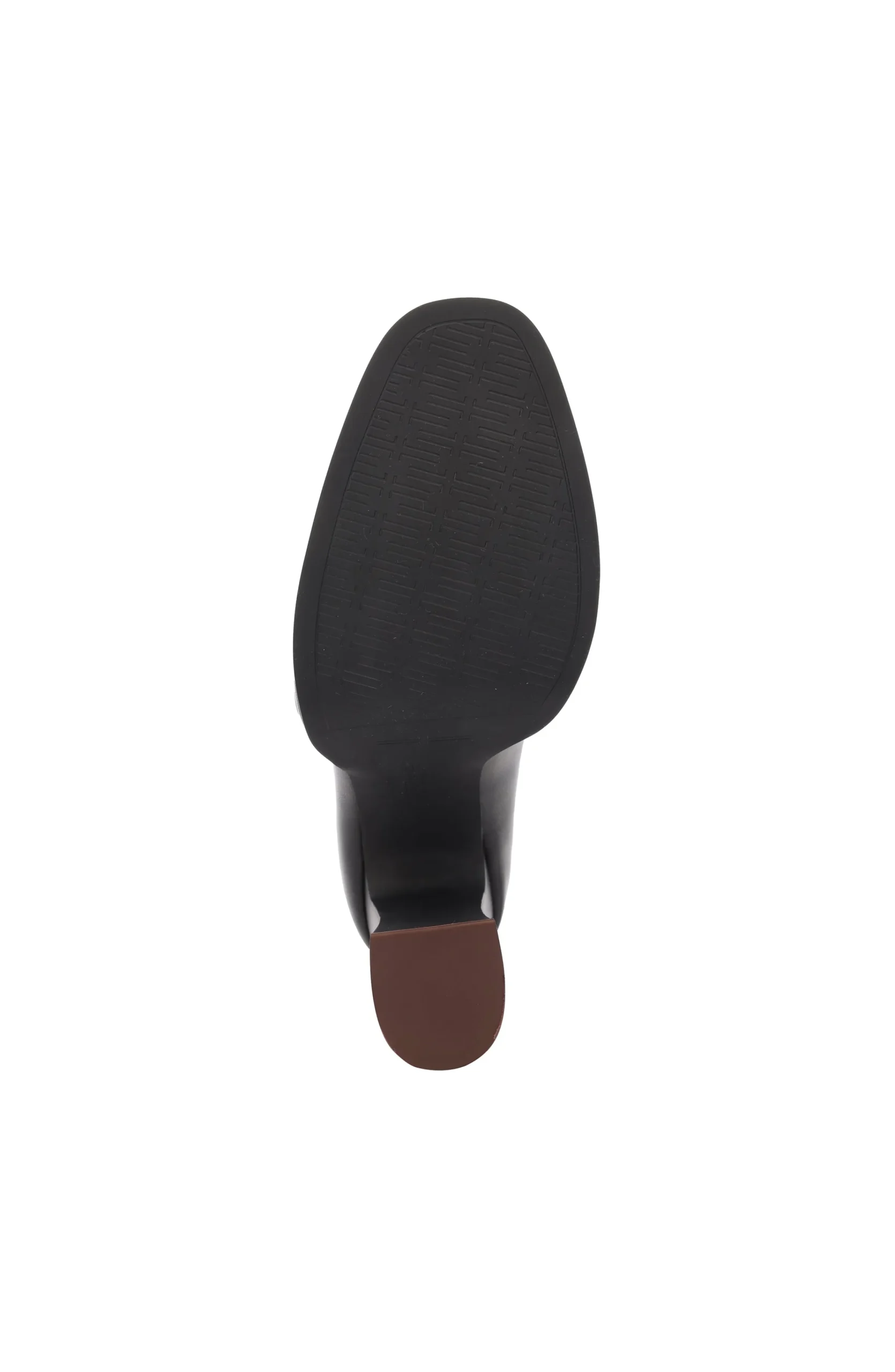 Liverpool Los Angeles Heels|Loafers-WESTLAKE LOAFER WITH MID STACK HEEL Black